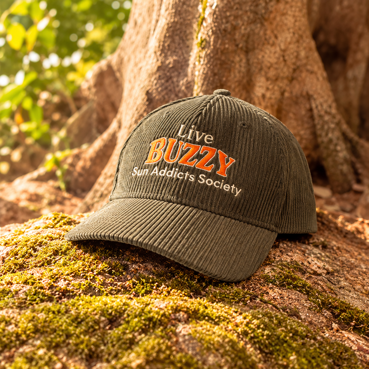 Gorra de Pana verde Oliva Melonna