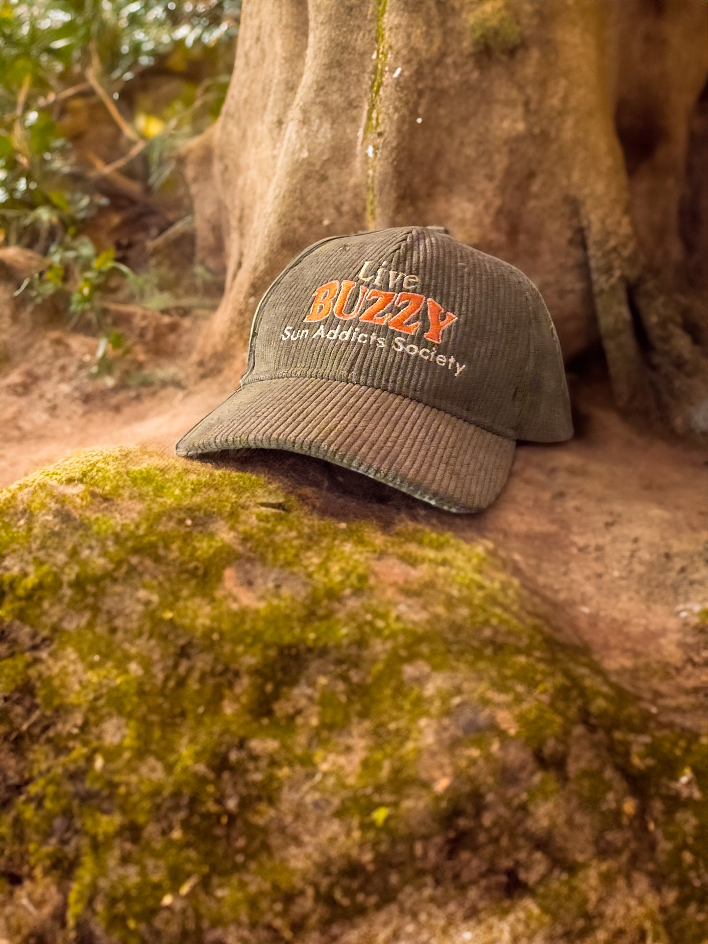 Gorra de Pana verde Oliva Melonna