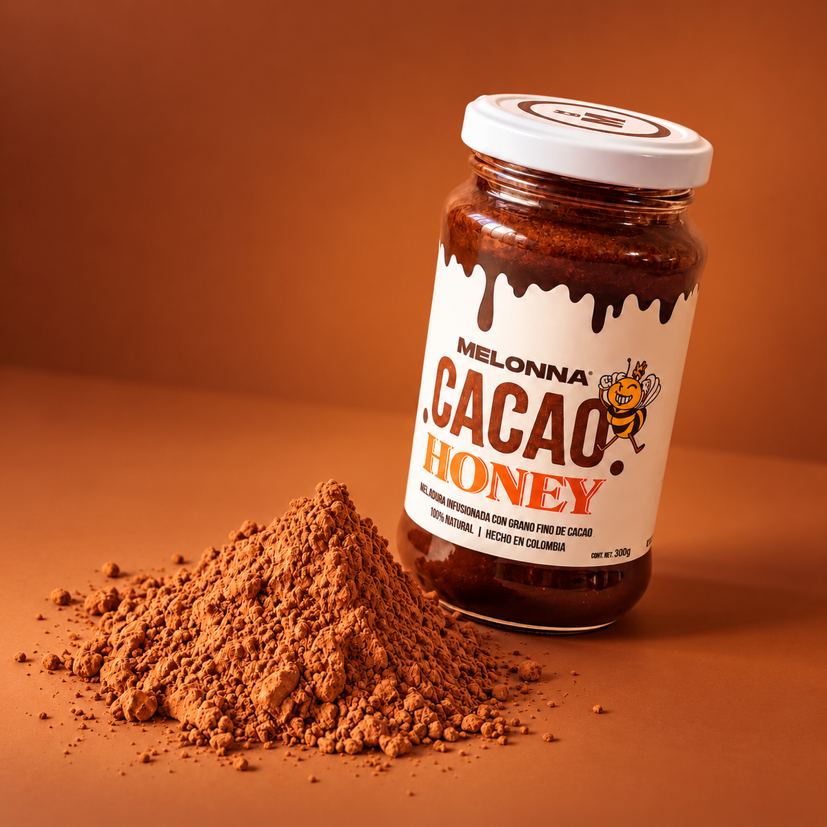 Miel de Abejas con Cacao – 300 g